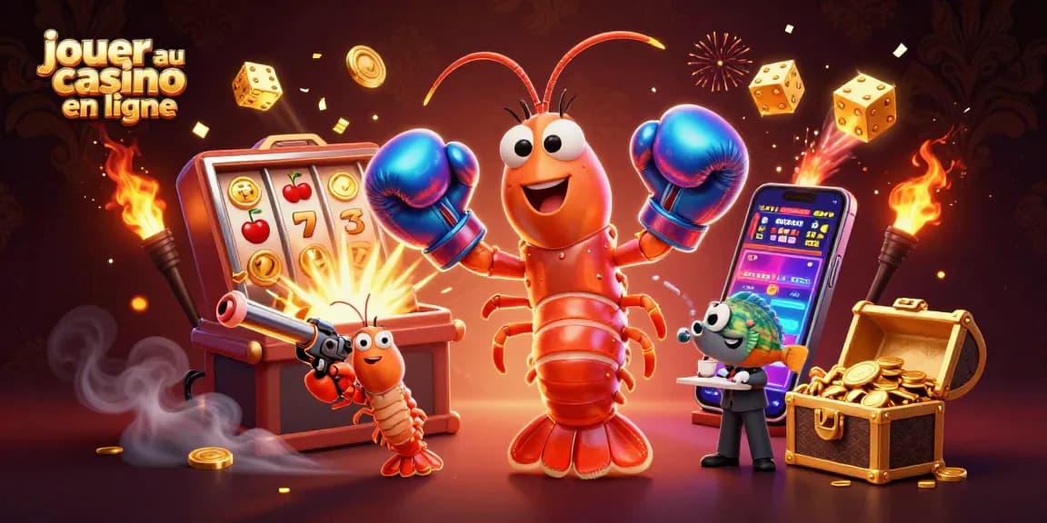 Jouer au casino en ligne avec une explosion de jackpot et des éléments de jeux colorés.