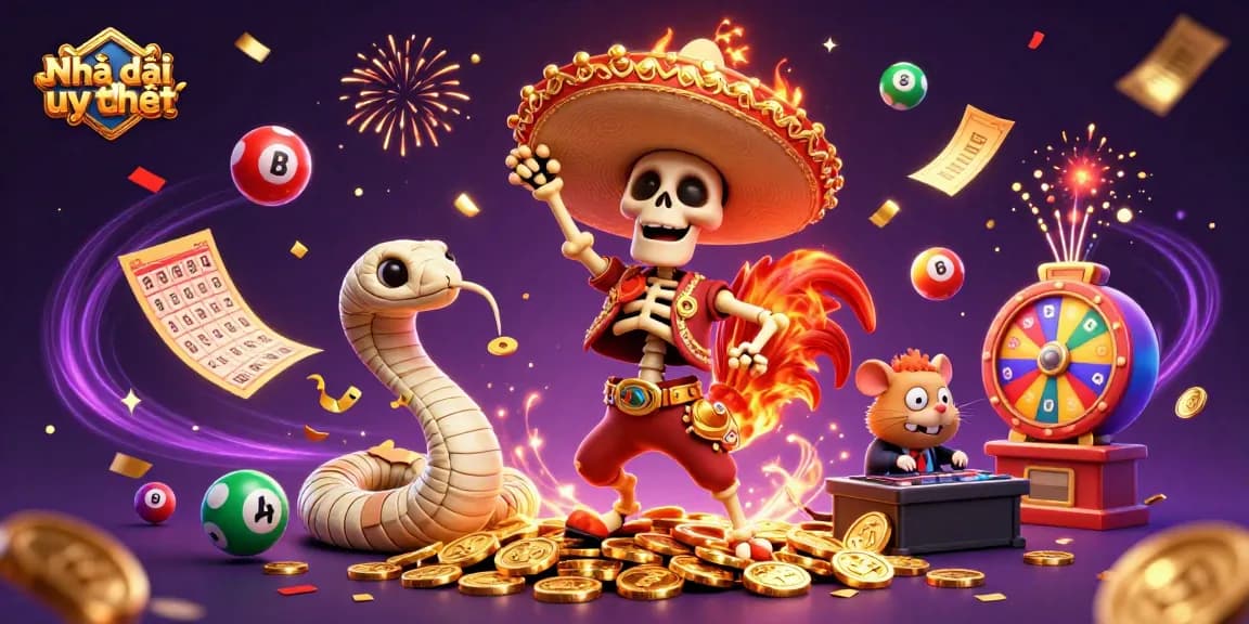 Experience thrilling moments with Nhà cái uy tín in a vibrant casino fiesta scene.