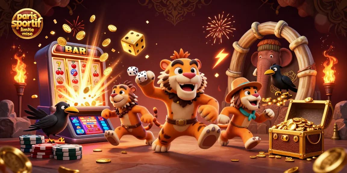 Misez sans limites sur les paris sportif limite mise avec des cotes compétitives et un jeu fluide dans ce casino dynamique.
