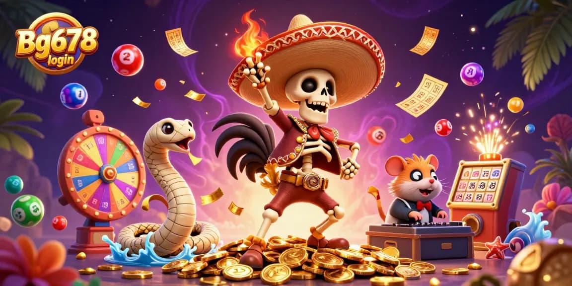 Engage with Bg678 login through vibrant lottery-themed fun with dynamic gaming elements.