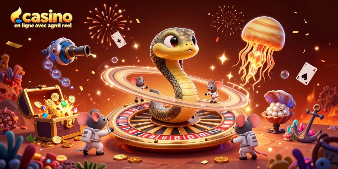 Plongez dans l'univers des paris au casino en ligne avec argent réel où une compétition galactique prend vie.