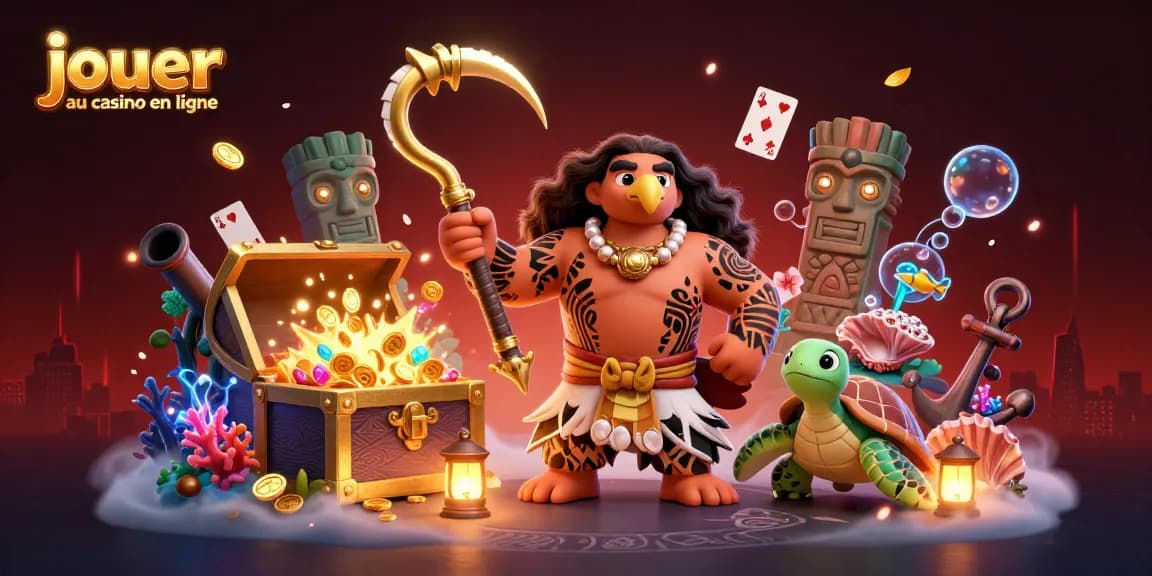 Jouez au casino en ligne et découvrez une illustration vibrante de jeux captivants.