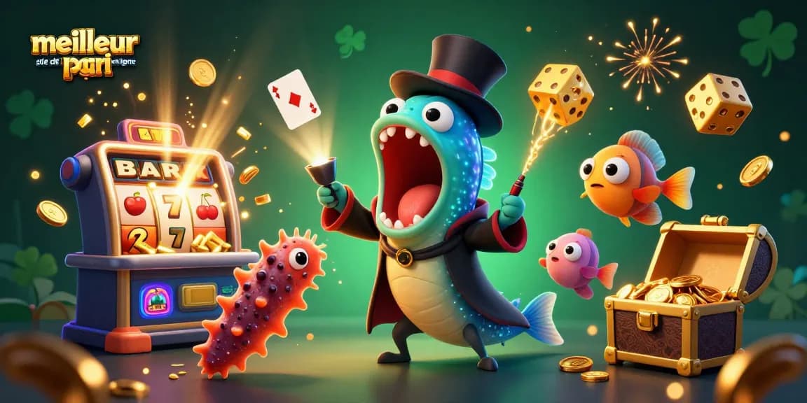 Meilleur site de pari en ligne, le gouffre des jeux explosifs avec des jackpots, des poissons et des tours de magie.