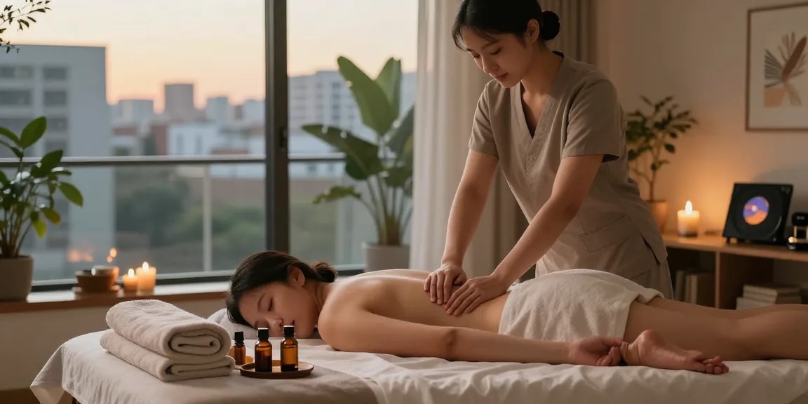 Experience 마포출장안마 in a calming environment with a professional massage therapist and soothing ambiance.