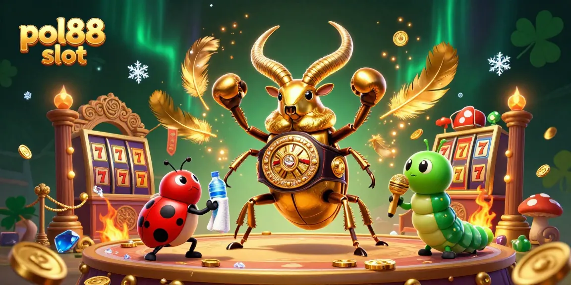 Menangkan hadiah besar di pol88 slot dengan ilustrasi karakter unik di arena permainan.