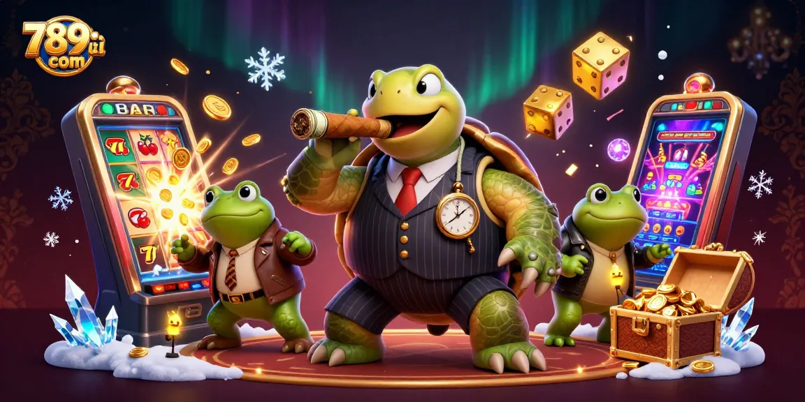 Experience the thrilling world of 789win com with a dynamic casino scene featuring vibrant characters and exciting game elements.