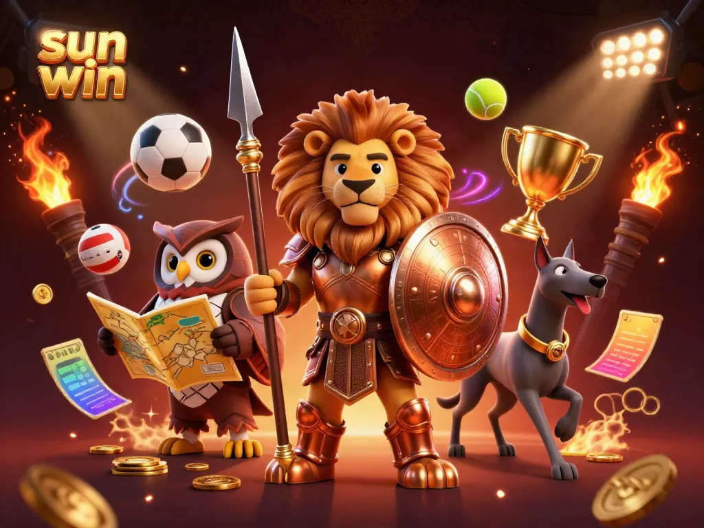 Experience thrilling wins in the sun win casino with vibrant sports action and dynamic characters.