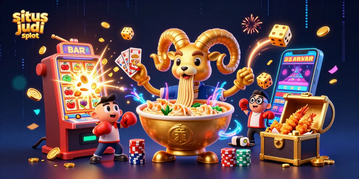 Menggali jackpot situs judi slot dengan mesin slot meledak koin dan simbol keberuntungan.