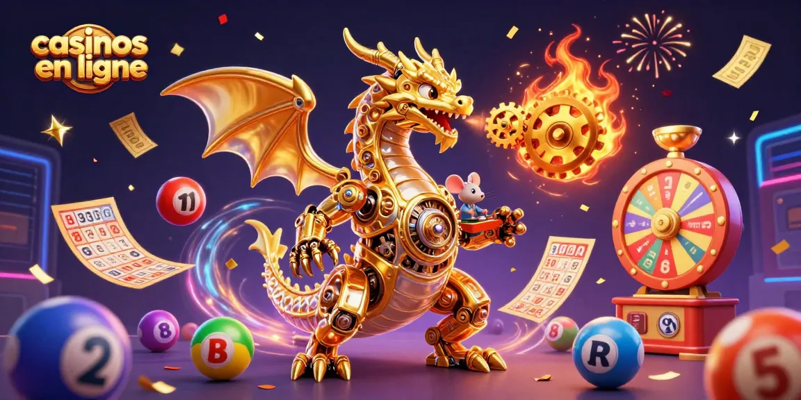 Gagnez aux casinos en ligne avec ces machines à sous et jeux de loterie animés.