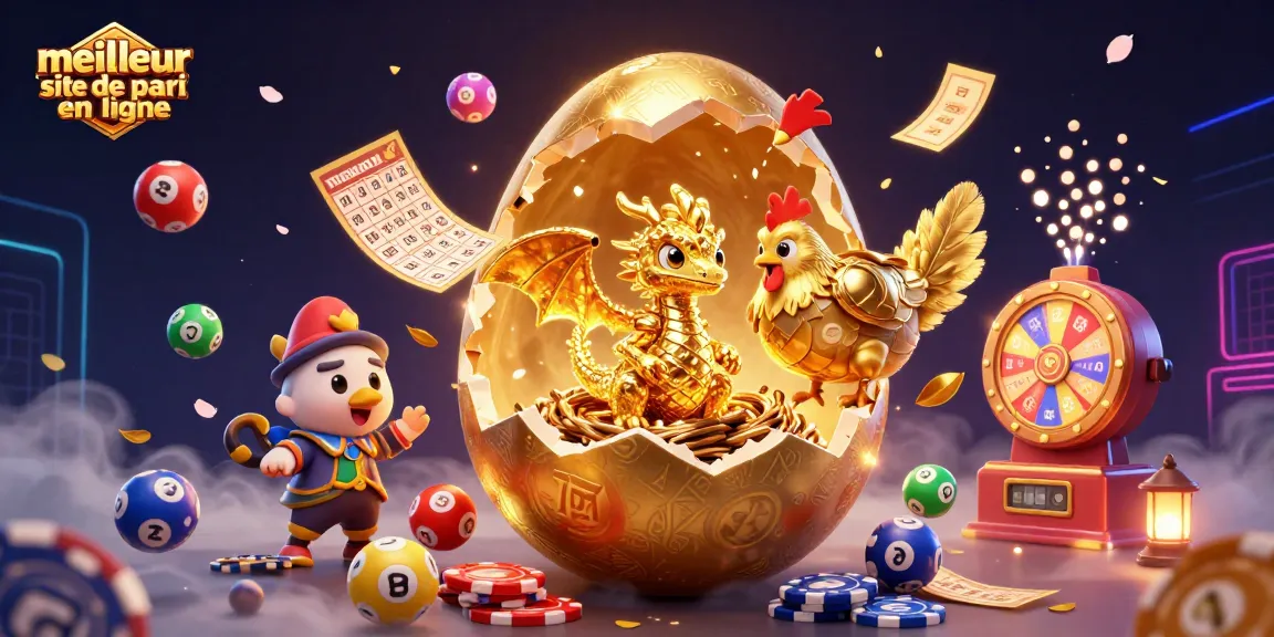 Découvrez le meilleur site de pari en ligne avec une illustration d'une scène de casino dynamique et colorée.