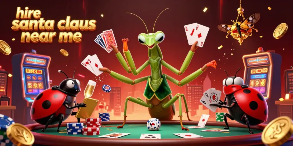 Experience the festive thrill as you hire Santa Claus near me for unforgettable casino celebrations.