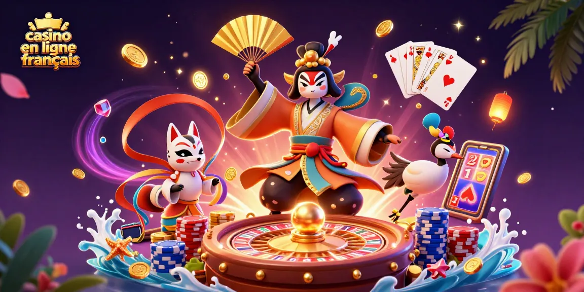Profitez d'une expérience captivante de casino en ligne français avec des personnages de guerriers et des éléments emblématiques.