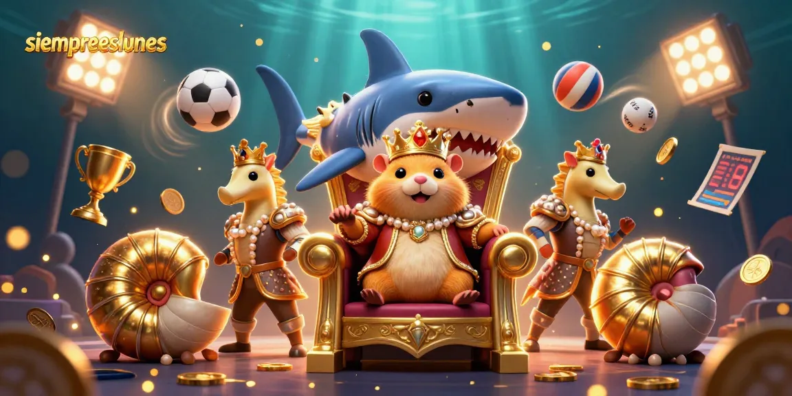 Experience the excitement with siempreeslunes as golden hamster king reigns over dynamic casino action.